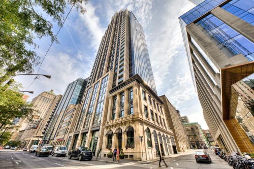 Façade - Ph-3002-628 Rue St-Jacques, Montréal (Ville-Marie), QC 