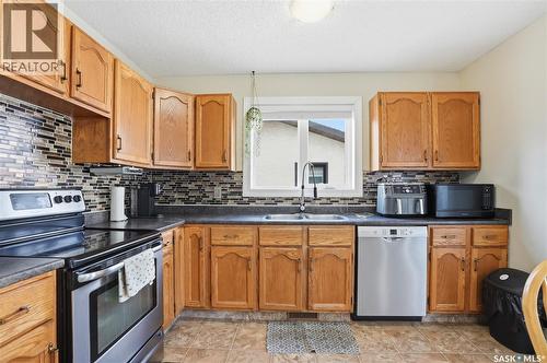 454 Konihowski Road, Saskatoon, SK - Indoor Photo Showing Kitchen With Double Sink