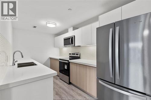 3320 Stella Unit# 611, Windsor, ON - Indoor Photo Showing Kitchen With Double Sink With Upgraded Kitchen