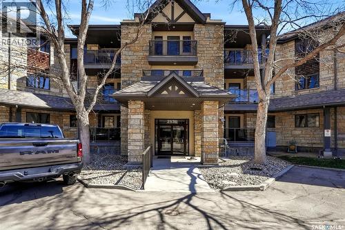 236 2530 25Th Avenue, Regina, SK - Outdoor With Balcony With Facade
