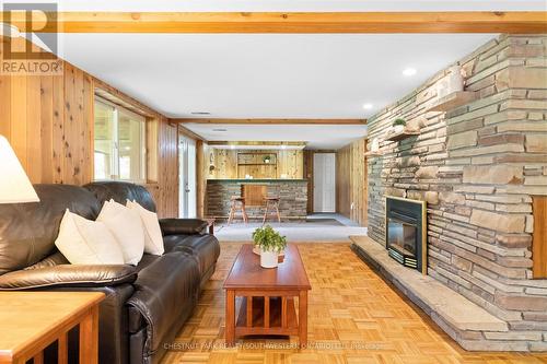 24 Grand Hill Drive, Kitchener, ON - Indoor Photo Showing Living Room With Fireplace