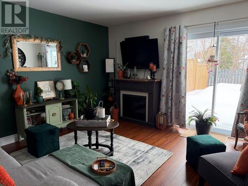 36 Johnson Crescent, Gander, NL - Indoor Photo Showing Living Room With Fireplace