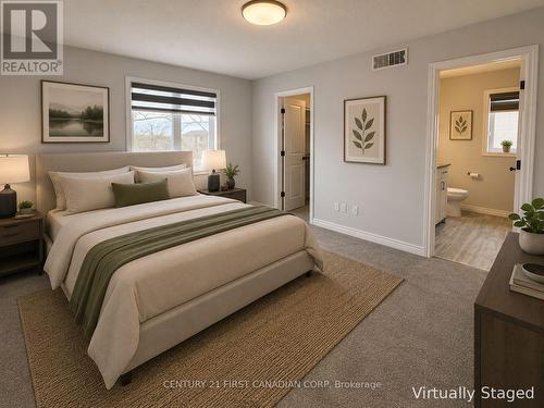 Virtually staged - 245 Wesley Boulevard, Cambridge, ON - Indoor Photo Showing Bedroom