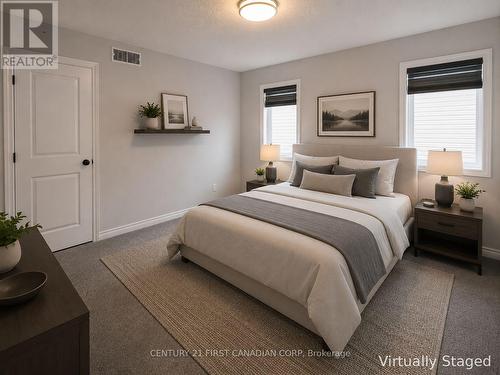 Virtually staged - 245 Wesley Boulevard, Cambridge, ON - Indoor Photo Showing Bedroom