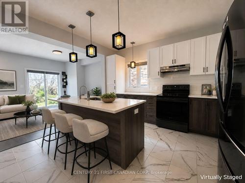 Virtually staged - 245 Wesley Boulevard, Cambridge, ON - Indoor Photo Showing Kitchen