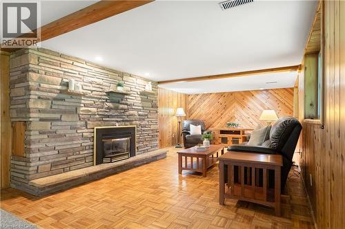 24 Grand Hill Drive, Kitchener, ON - Indoor With Fireplace