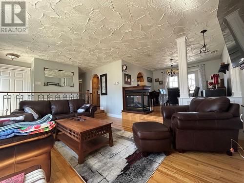 58 Forest Road, Milltown, NL - Indoor Photo Showing Living Room With Fireplace