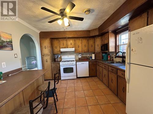58 Forest Road, Milltown, NL - Indoor Photo Showing Kitchen With Double Sink