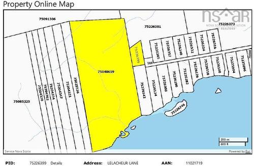 76 Acres Perry Lane, Lennox Passage, NS 
