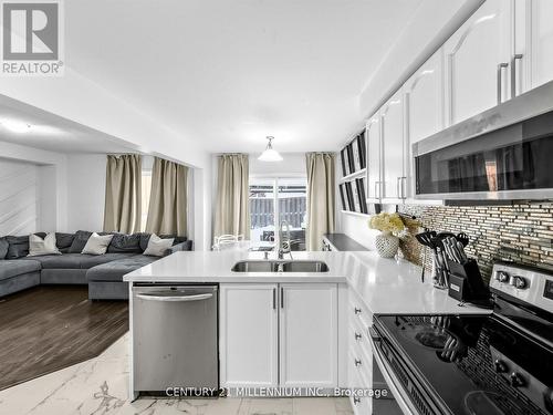 16 Albery Road, Brampton, ON - Indoor Photo Showing Kitchen With Double Sink With Upgraded Kitchen