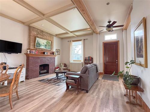 141 Main Street, Rivers, MB - Indoor With Fireplace