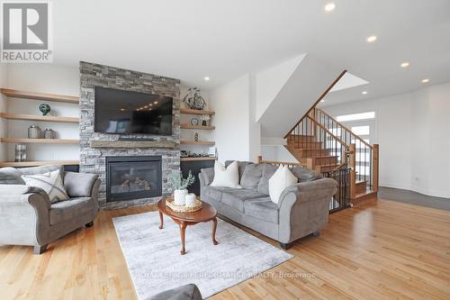 541 Barrage Street, Casselman, ON - Indoor Photo Showing Living Room With Fireplace
