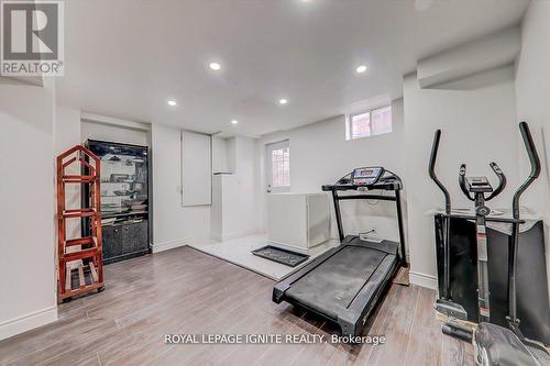 Bsmt - 114 Lawrence Pilkington Avenue, Markham, ON - Indoor Photo Showing Gym Room