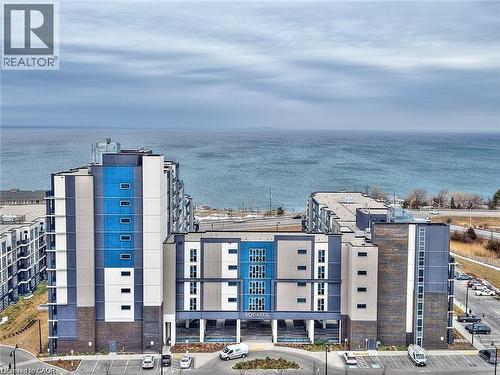 16 Concord Place Unit# 803, Grimsby, ON - Outdoor With Body Of Water With Facade