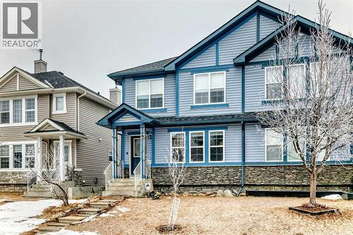 FRONT SIDE VIEW - 32 Saddlebrook Place Ne, Calgary, AB - Outdoor With Facade