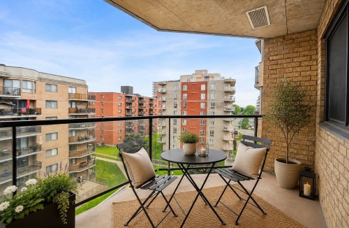 Balcony - 602-6880 Boul. Des Roseraies, Montréal (Anjou), QC - Outdoor With Balcony With Exterior