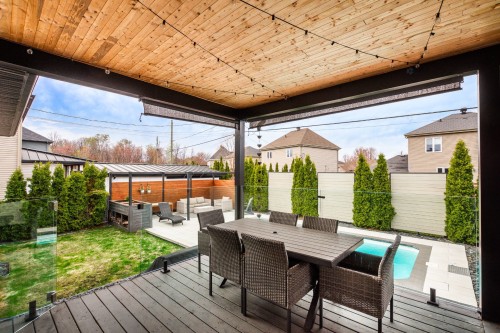 Terrasse - 1128 Rue Breux, Chambly, QC - Outdoor With Deck Patio Veranda With Exterior