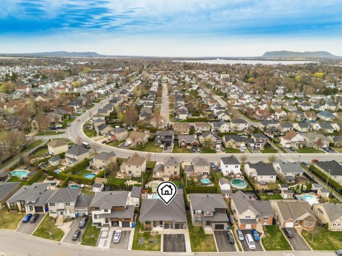 Photo aérienne - 1128 Rue Breux, Chambly, QC - Outdoor With View