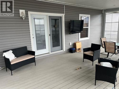 24 Hall Street, Halbrite, SK - Outdoor With Deck Patio Veranda With Exterior