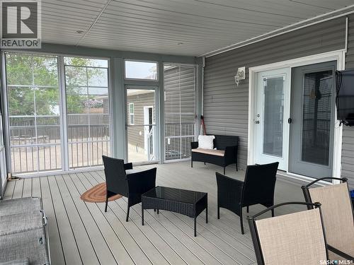 24 Hall Street, Halbrite, SK - Outdoor With Deck Patio Veranda With Exterior