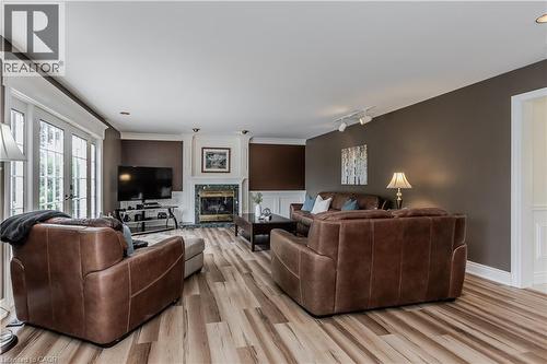 331 Lanark Street, Caledonia, ON - Indoor Photo Showing Living Room With Fireplace