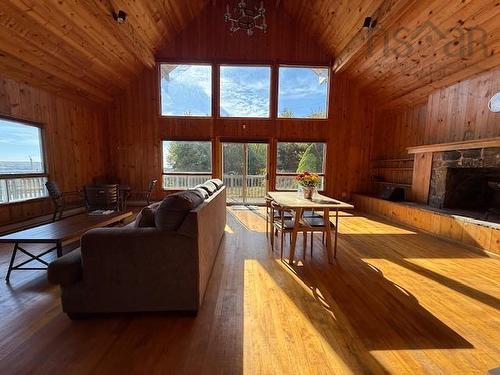 935 Big Harbour Road, Big Harbour, NS - Indoor Photo Showing Living Room With Fireplace