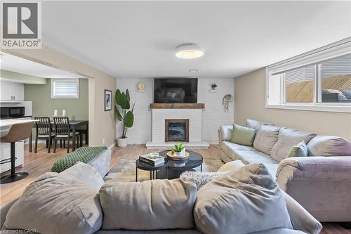 142 Marcella Crescent, Hamilton, ON - Indoor Photo Showing Other Room With Fireplace