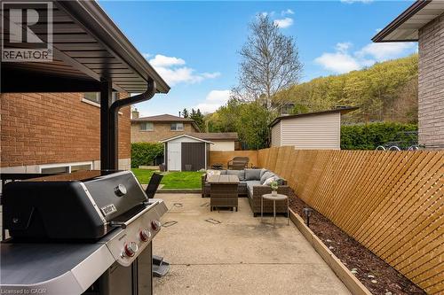 Backyard Escarpment Views - 142 Marcella Crescent, Hamilton, ON - Outdoor With Exterior