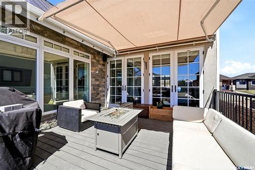 6105 Little Pine Loop, Regina, SK - Outdoor With Deck Patio Veranda With Exterior