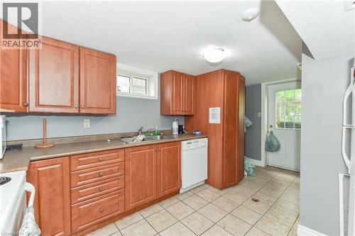 166 Elgin Crescent, Waterloo, ON - Indoor Photo Showing Kitchen With Double Sink