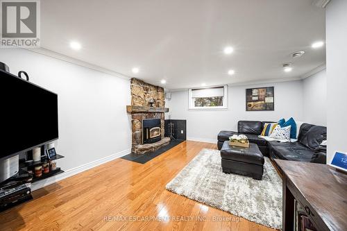 1045 Bloor Street, Mississauga, ON - Indoor With Fireplace