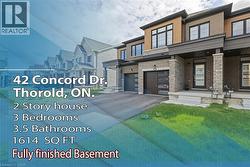 42 CONCORD Drive Thorold, ON L2V 0K9