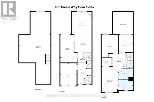 Floor plans of 988 Lucille Way - 988 Lucille Way, Ottawa, ON - Other