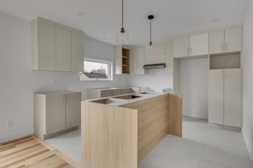 Cuisine - 563 D'Apollon, Saint-Gilles, QC - Indoor Photo Showing Kitchen With Double Sink