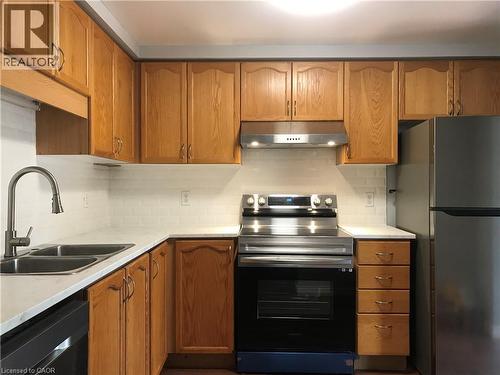 470 Bankside Drive, Kitchener, ON - Indoor Photo Showing Kitchen With Double Sink