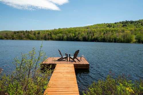 Bord de l'eau - 605 Ch. De Montfort, Saint-Adolphe-D'Howard, QC - Outdoor With Body Of Water With View
