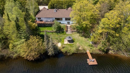 Photo aérienne - 605 Ch. De Montfort, Saint-Adolphe-D'Howard, QC - Outdoor With Body Of Water