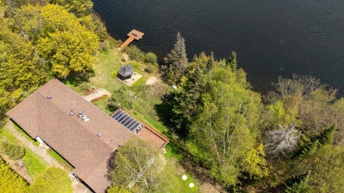 Photo aérienne - 605 Ch. De Montfort, Saint-Adolphe-D'Howard, QC - Outdoor With Body Of Water With View