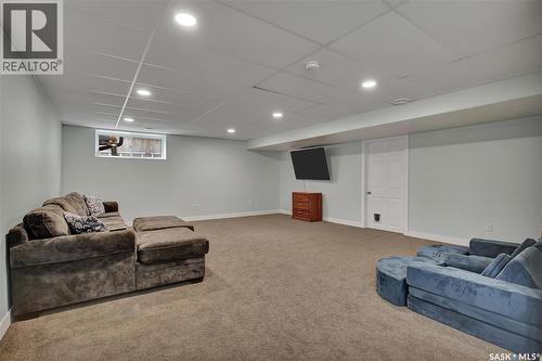 201 Brookside Court, Warman, SK - Indoor Photo Showing Basement