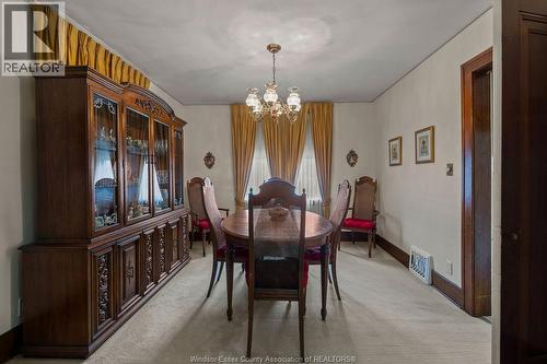 2333 Chilver, Windsor, ON - Indoor Photo Showing Dining Room