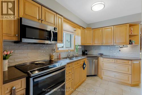 169 Johanna Drive, Cambridge, ON - Indoor Photo Showing Kitchen With Stainless Steel Kitchen With Double Sink