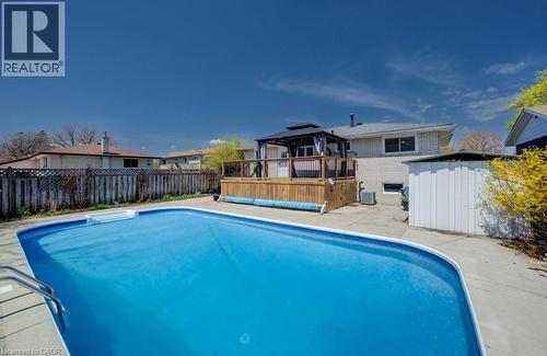 682 Glen Forrest Boulevard, Waterloo, ON - Outdoor With In Ground Pool With Backyard