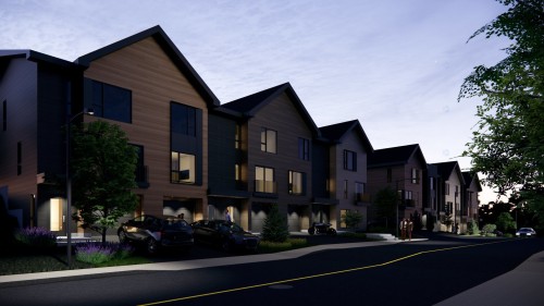 À construire - 2-220 Rue De Hatley, Magog, QC - Outdoor With Facade