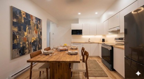 Kitchen - 6764 Av. Henri-Julien, Montréal (Rosemont/La Petite-Patrie), QC - Indoor Photo Showing Kitchen With Upgraded Kitchen