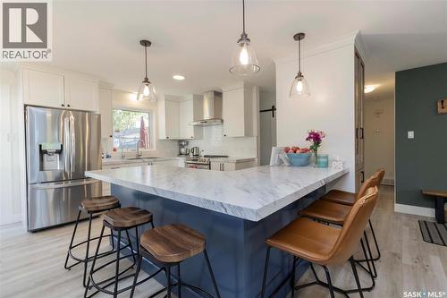 543 Redberry Road, Saskatoon, SK - Indoor Photo Showing Kitchen With Upgraded Kitchen