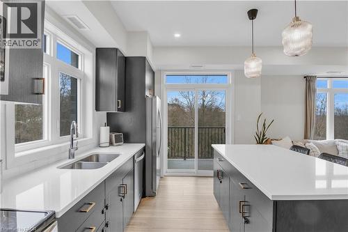 405 Myers Road Unit# 56, Cambridge, ON - Indoor Photo Showing Kitchen With Double Sink With Upgraded Kitchen