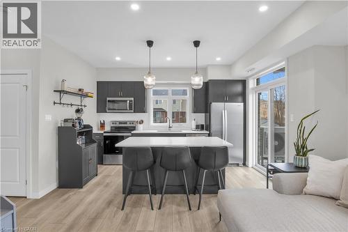 405 Myers Road Unit# 56, Cambridge, ON - Indoor Photo Showing Kitchen With Stainless Steel Kitchen With Upgraded Kitchen