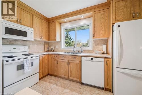 39 Charlotte Crescent, Kitchener, ON - Indoor Photo Showing Kitchen With Double Sink
