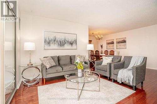 802 - 20 Cherrytree Drive, Brampton, ON - Indoor Photo Showing Living Room