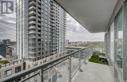 908 - 85 Duke Street W, Kitchener, ON - Outdoor With Balcony